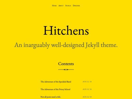Image for Hitchens on template0.com