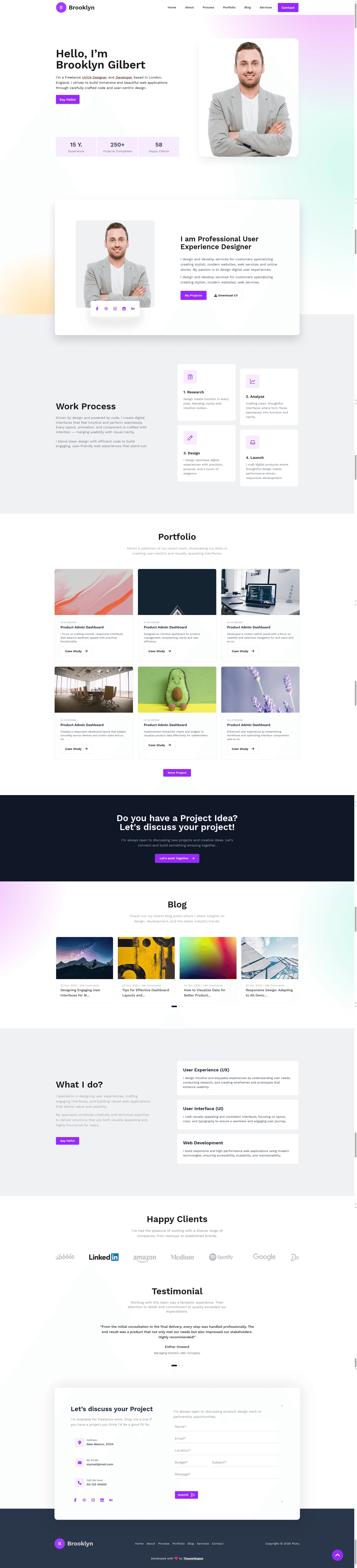 screenshot of Picto on template0.com