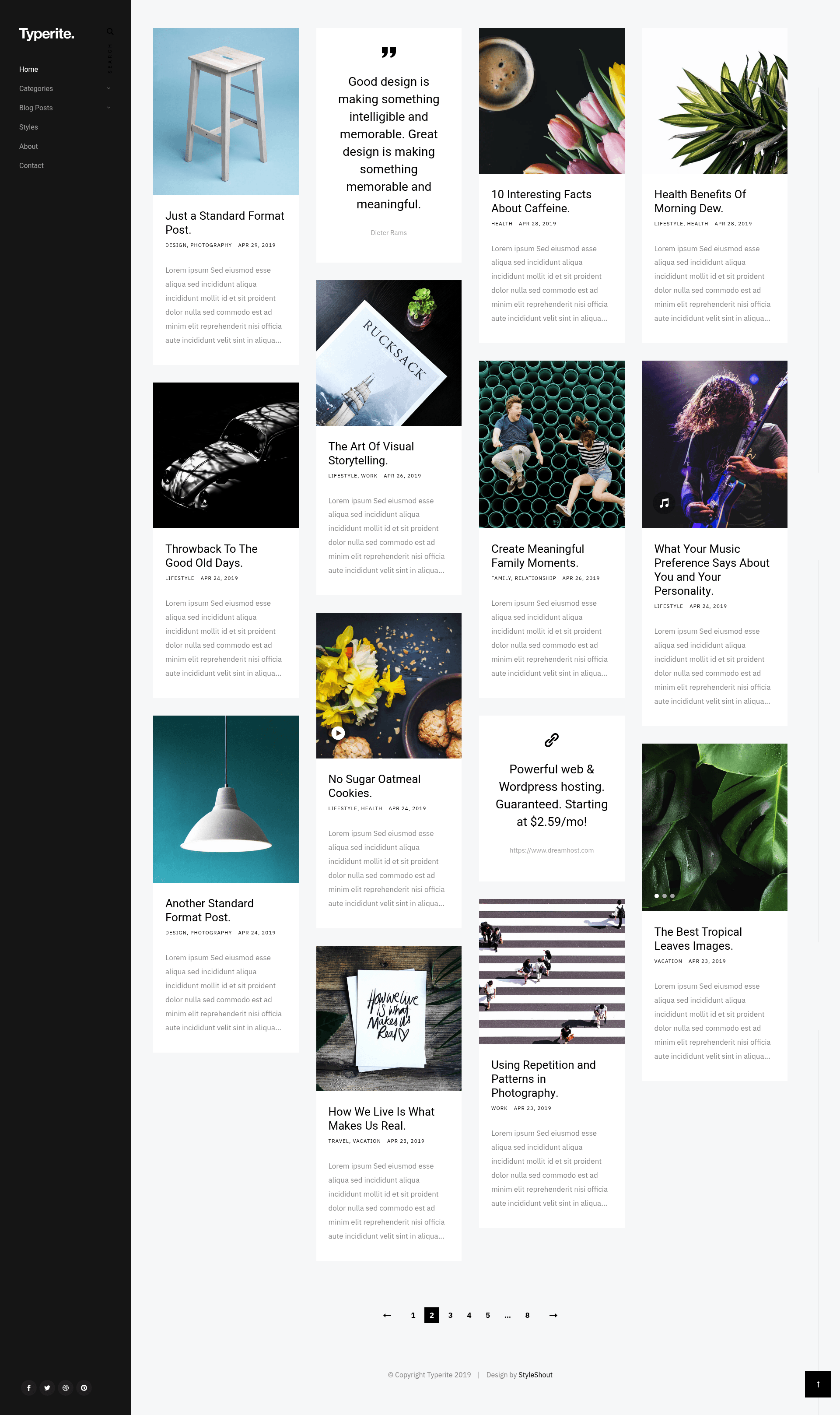 screenshot of Typerite on template0.com