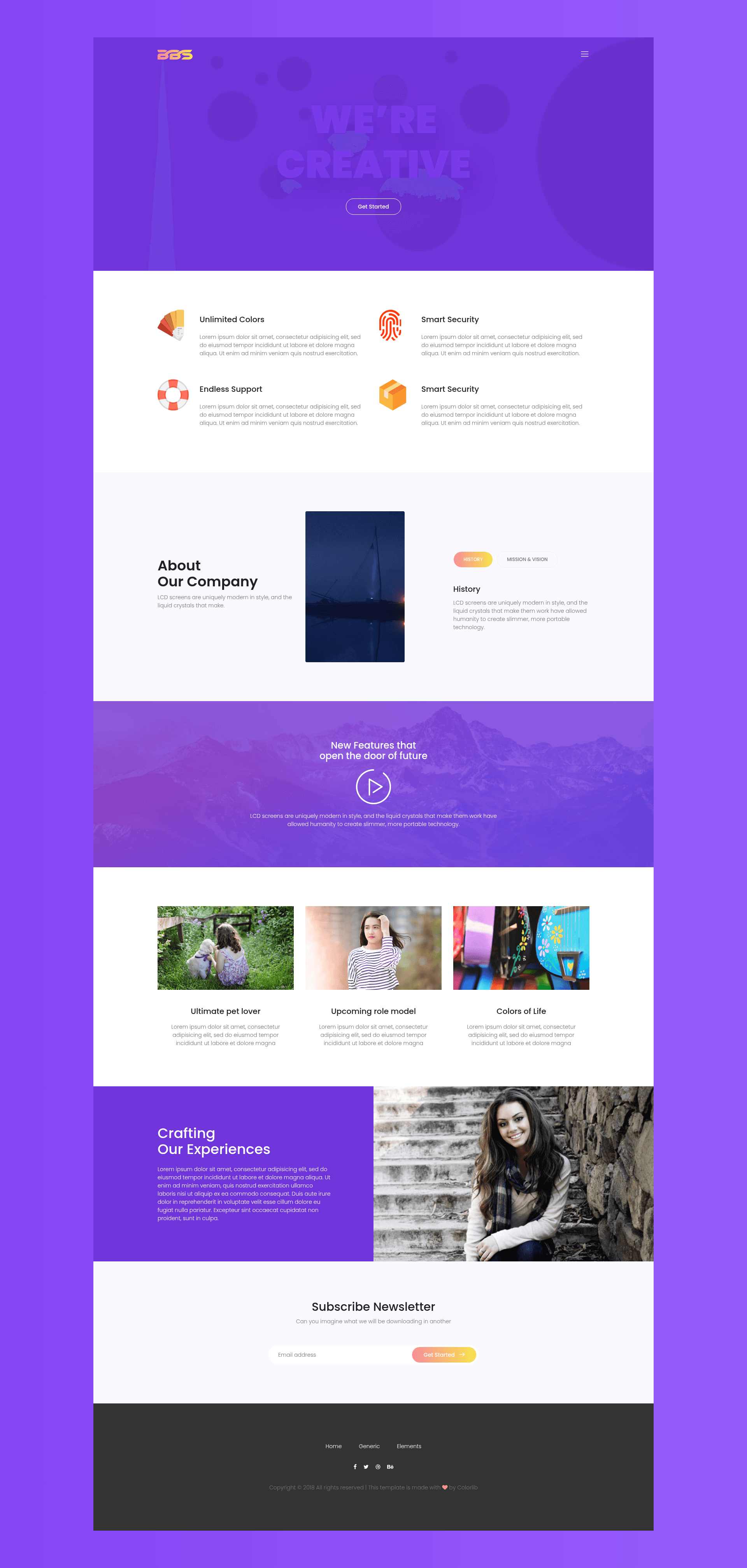 screenshot of BBS – Free One Page Bootstrap 4 Business Template on template0.com