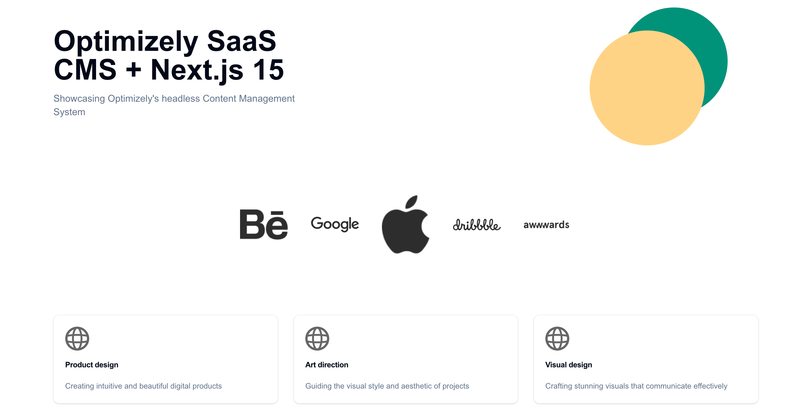 Optimizely SaaS CMS + Next.js 15 preview