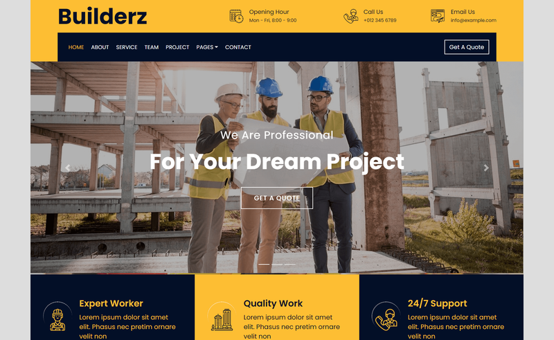 Image for Builderz on template0.com Image for Builderz on template0.com