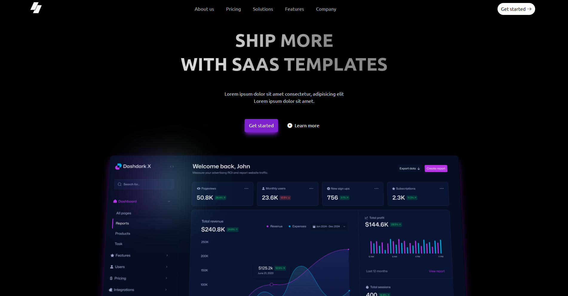 SaaSy Dark preview
