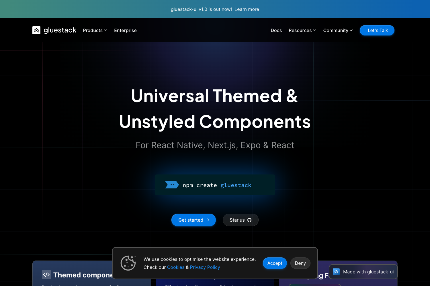 gluestack-ui preview