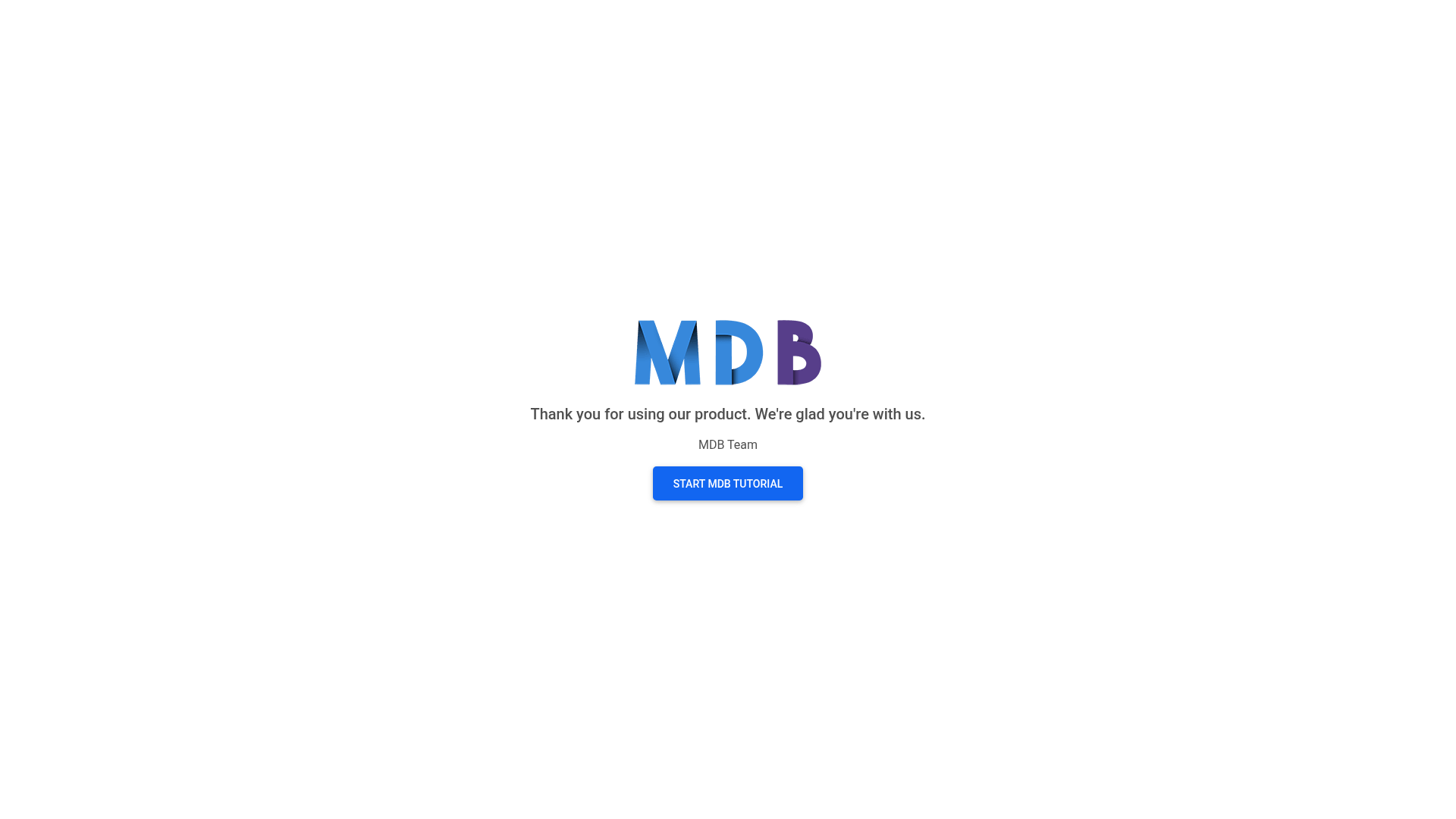 screenshot of MDB - New Free Bootstrap 5 HTML5 Web UI Kit Template on template0.com