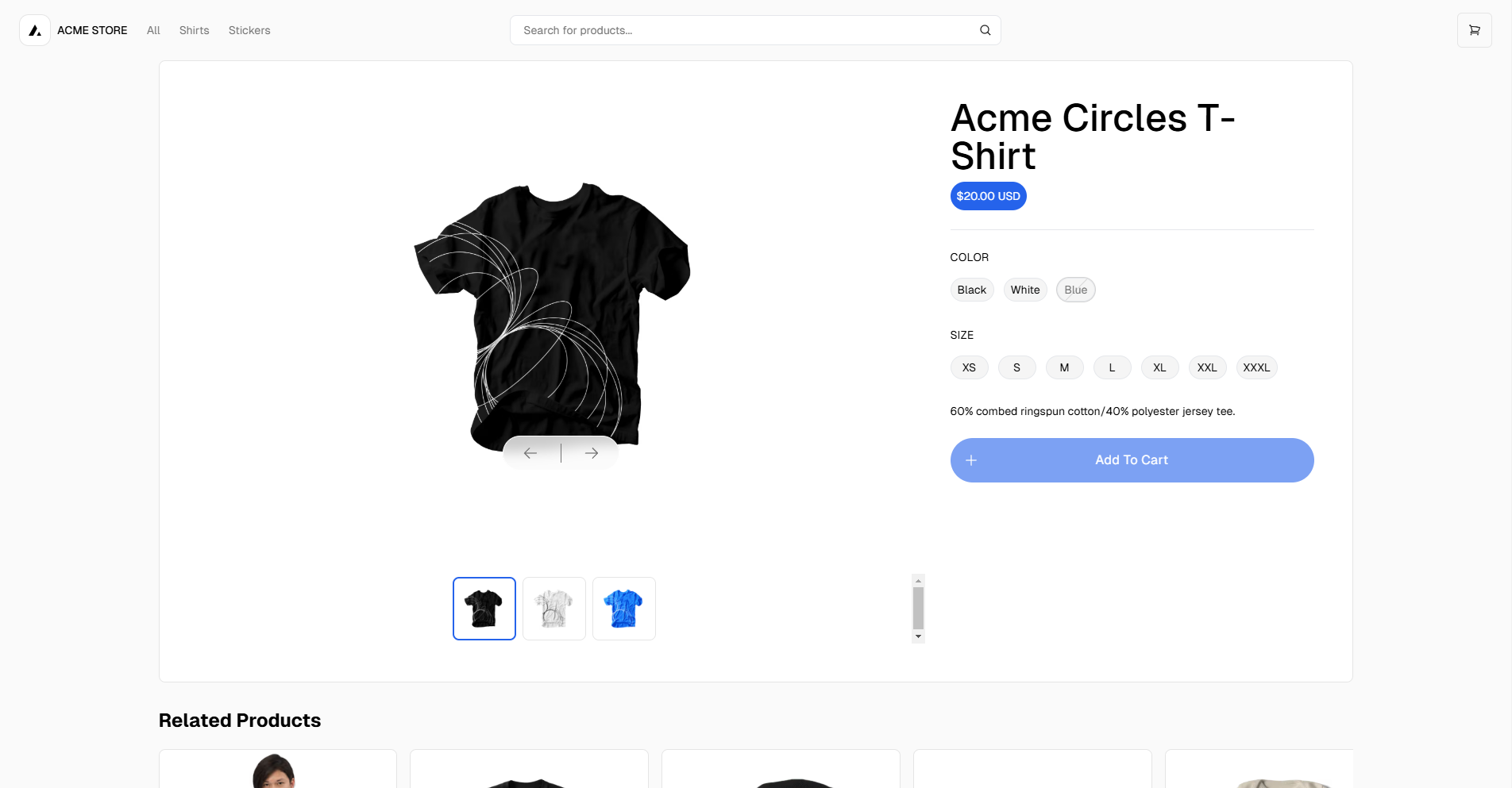 Image for Vercel Commerce(ecommerce nextjs template) on template0.com