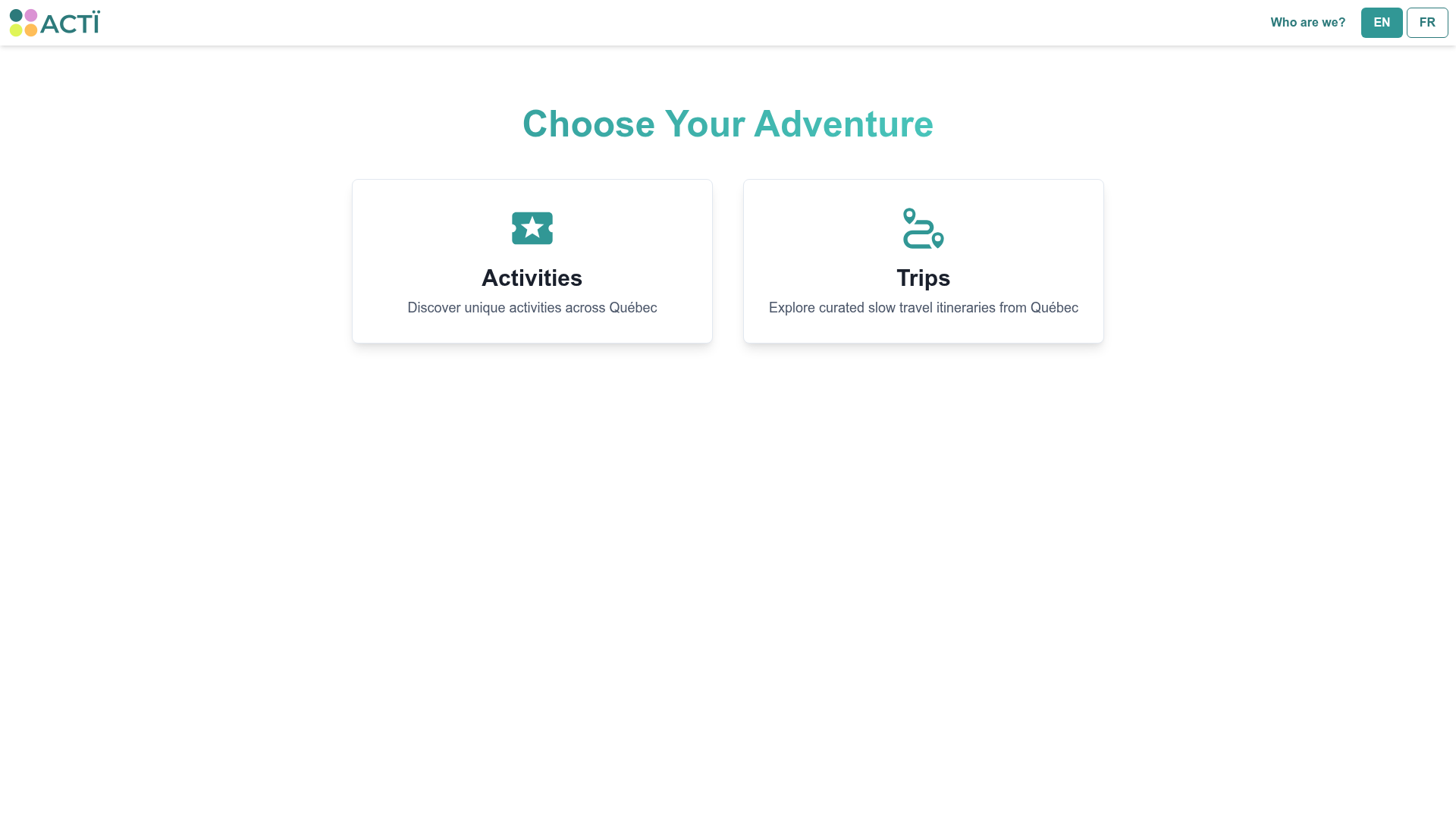 screenshot of Acti on template0.com
