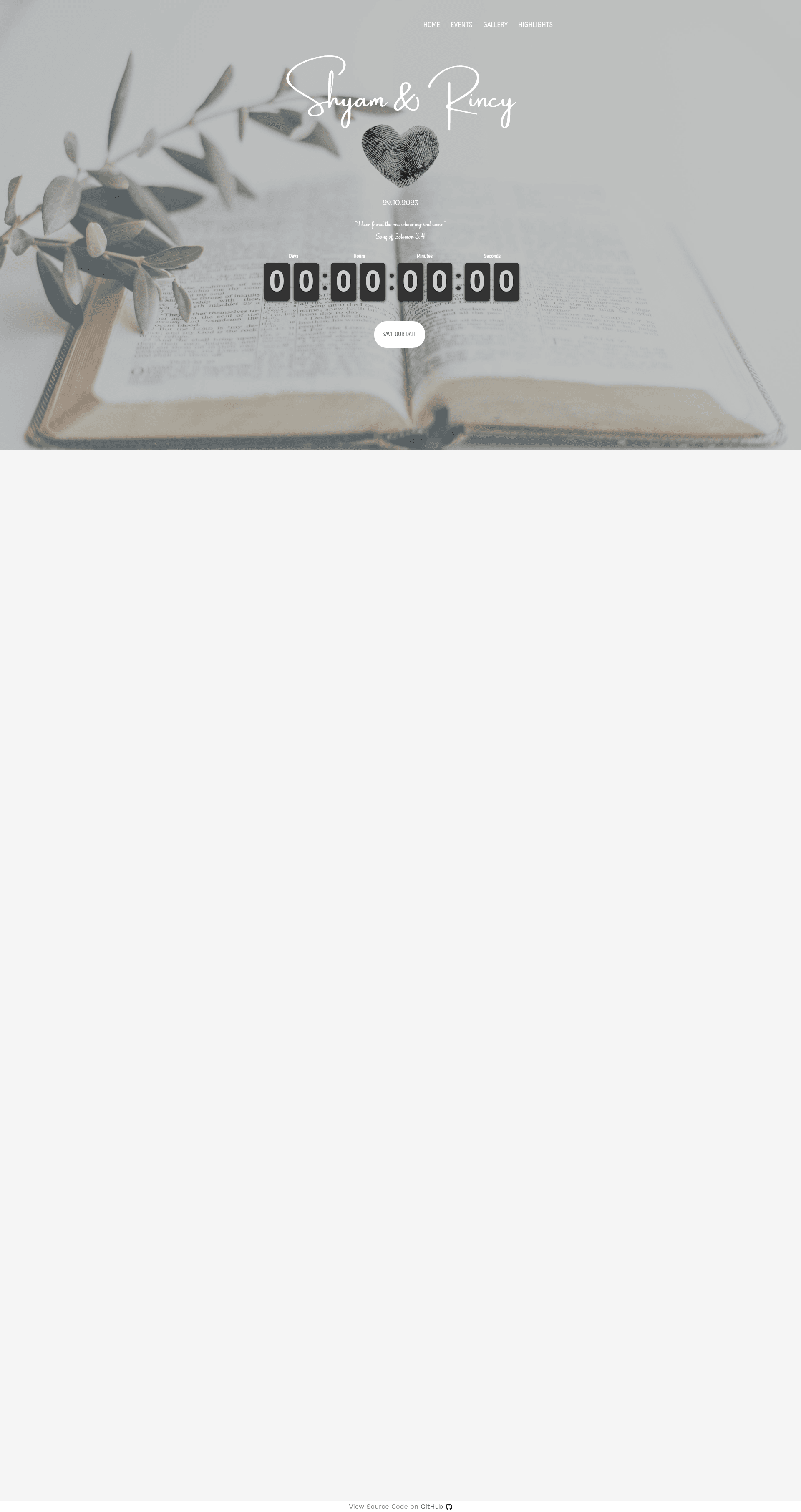 screenshot of Wedding Website Template on template0.com