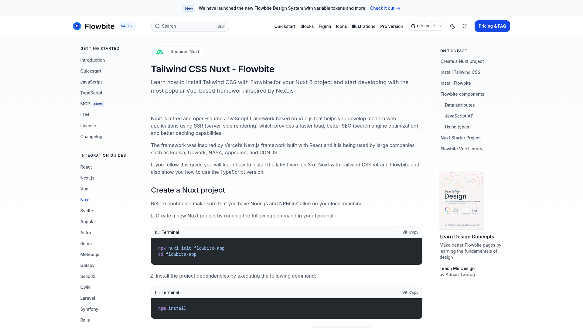 Tailwind 4 Nuxt Starter preview