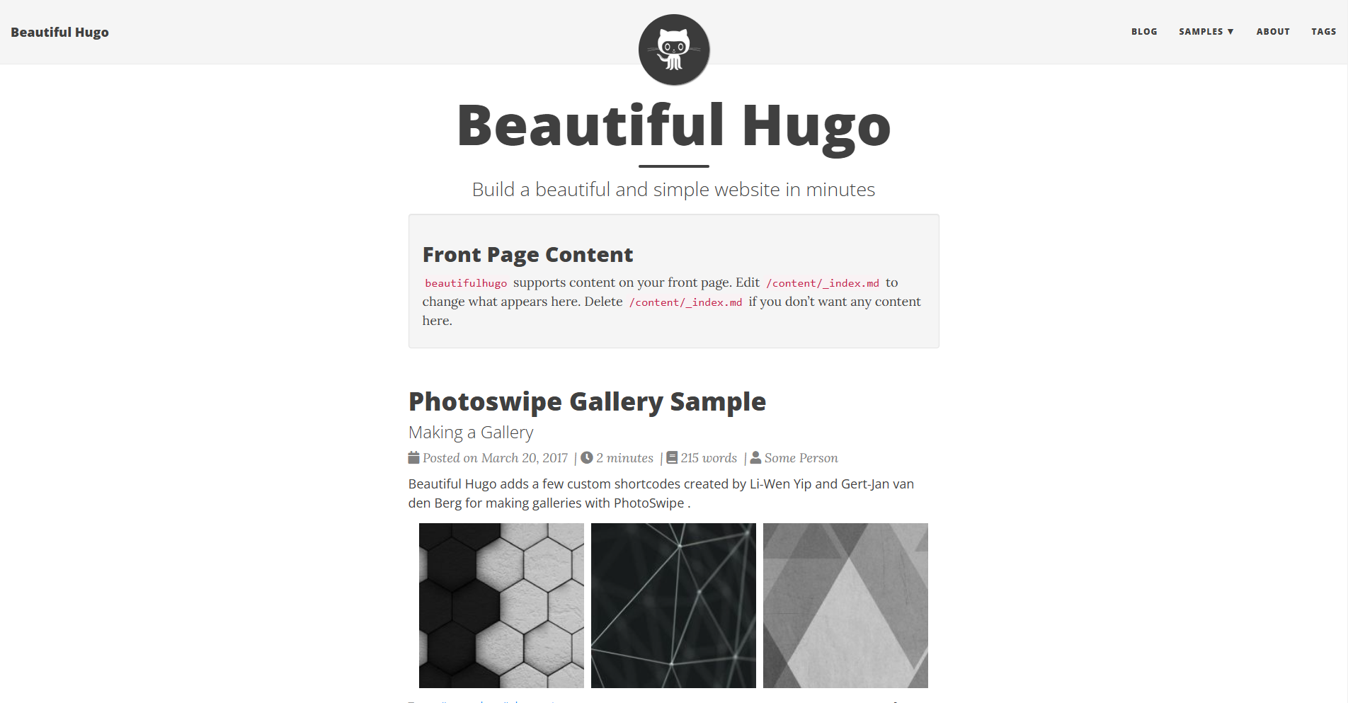 Beautiful Hugo preview