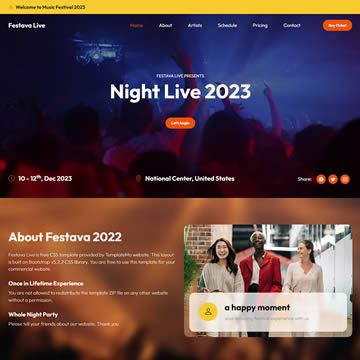 Image for Festava Live on template0.com