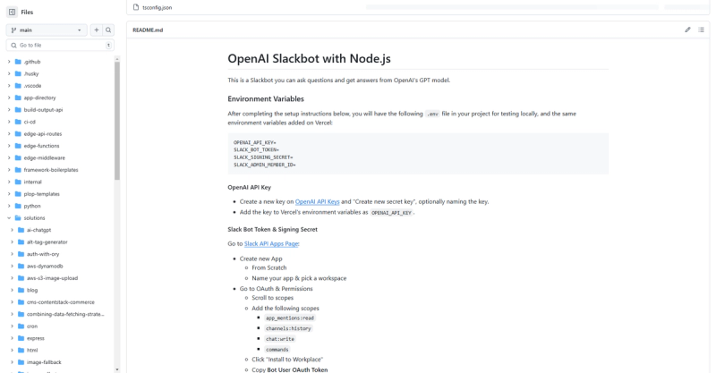 Image for Slackbot(AI nextjs template) on template0.com