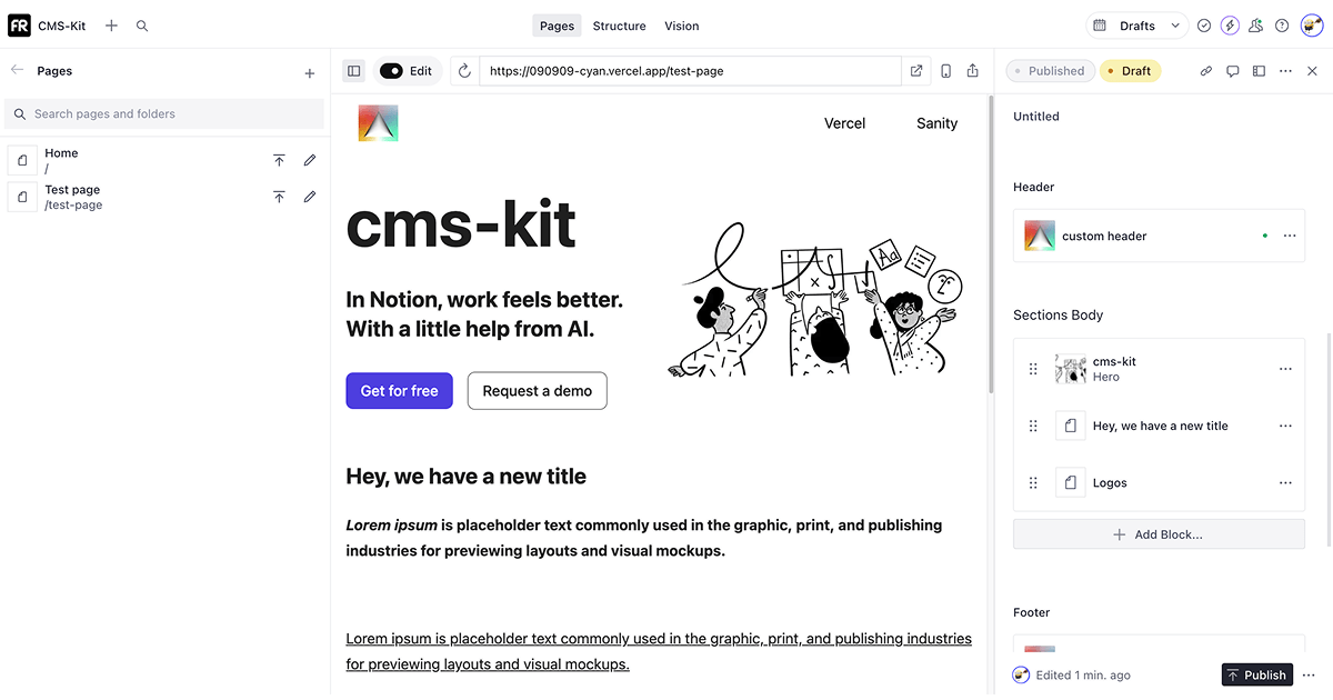 CMS-Kit preview