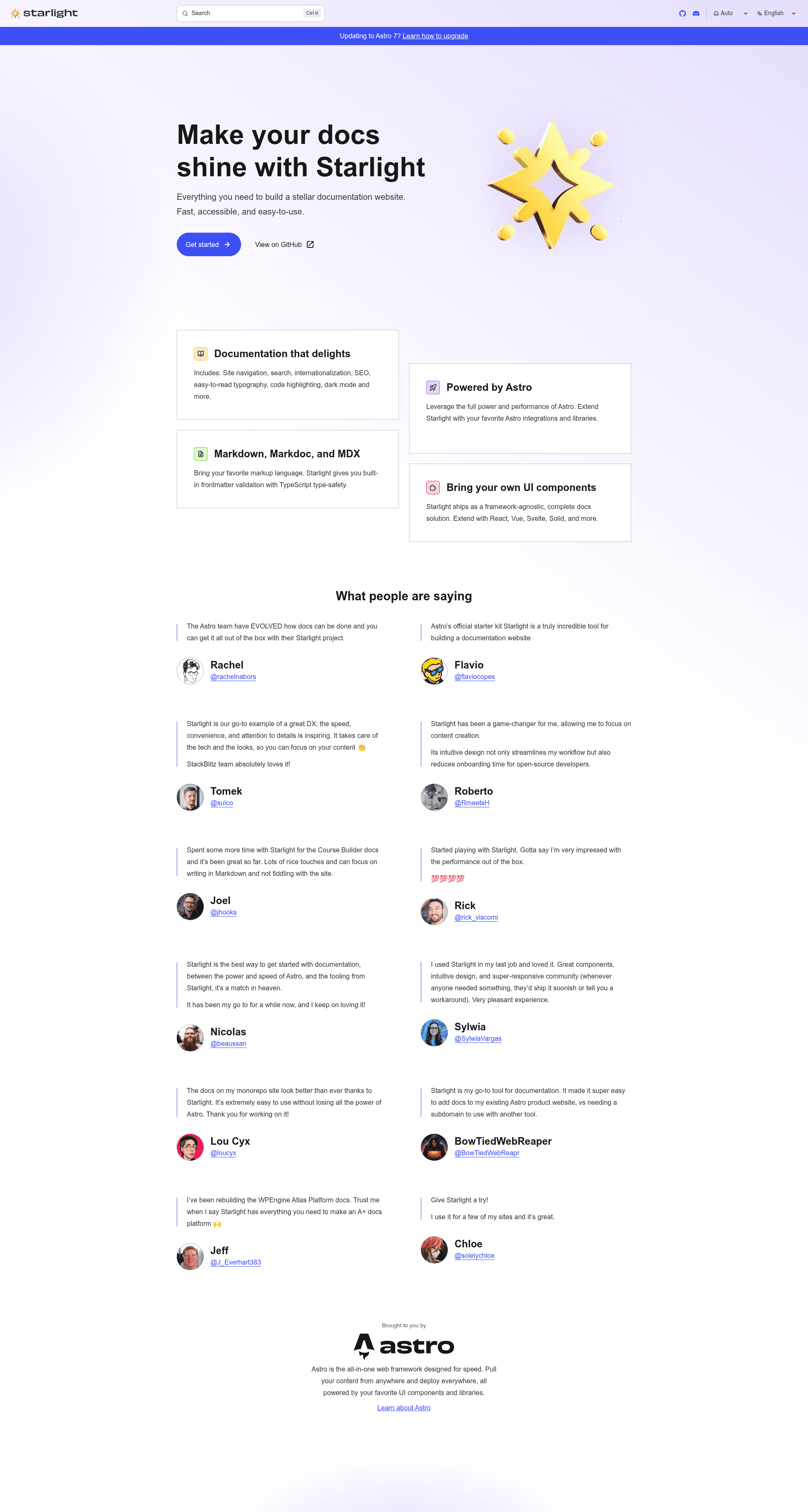 screenshot of Starlight Starter Kit: Basics on template0.com