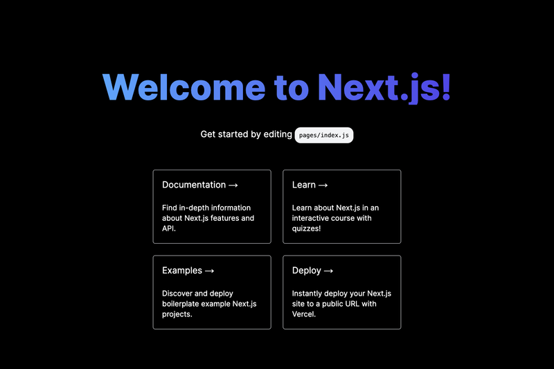 Image for Next.js TypeScript TailwindCSS & Sass Starter on template0.com
