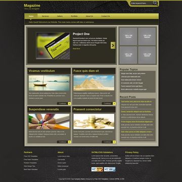 Image for Magazine Template on template0.com Image for Magazine Template on template0.com