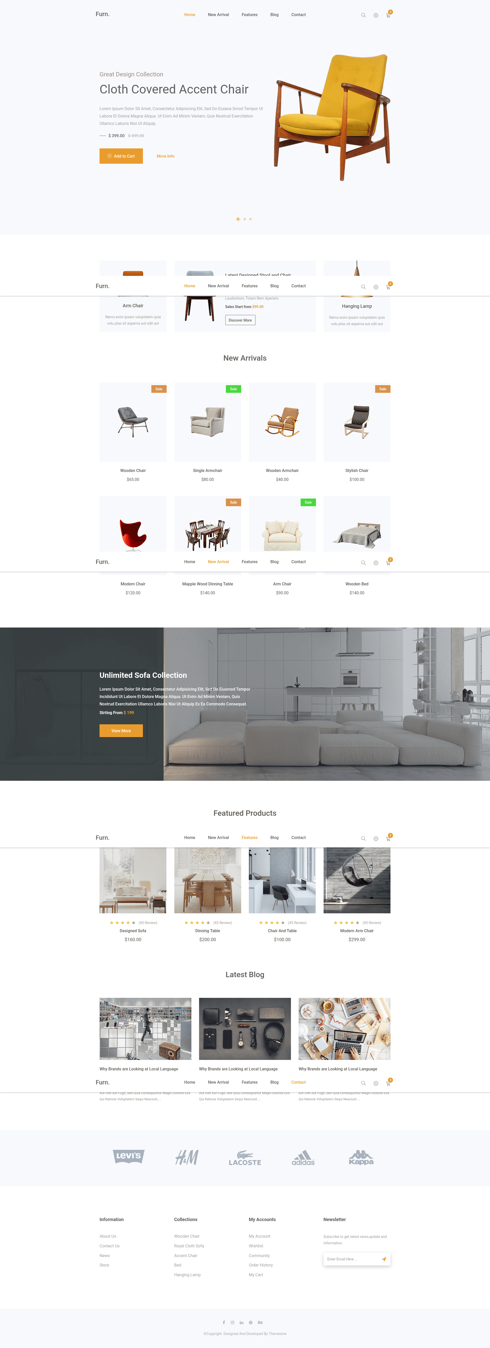 screenshot of Furn. on template0.com