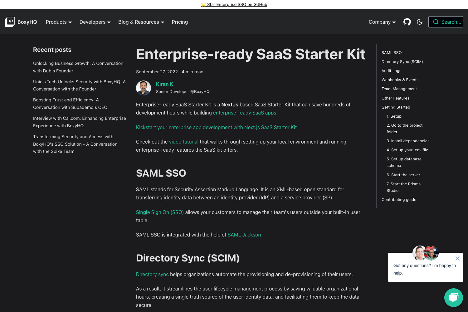 SaaS Starter Kit preview