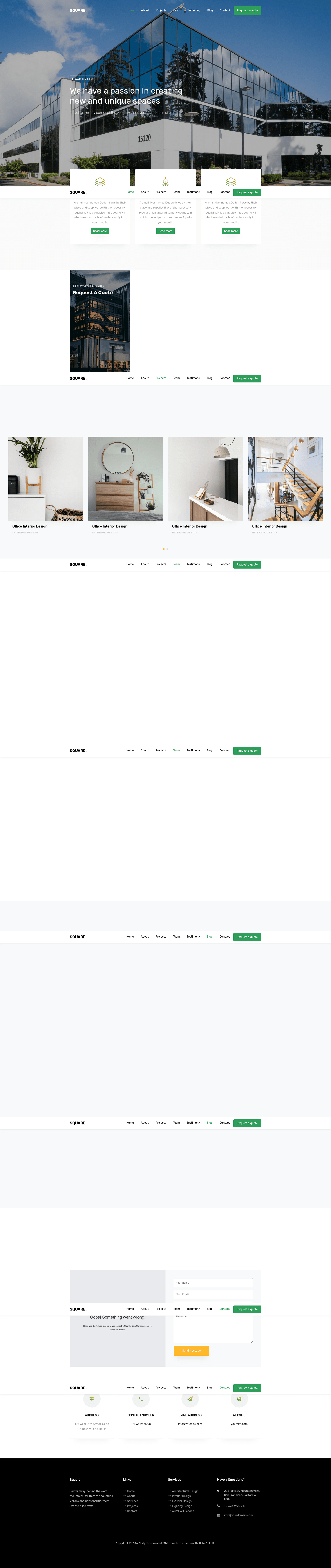 screenshot of Square on template0.com