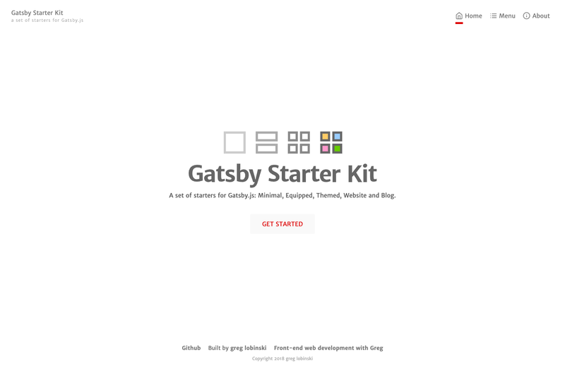Image for Gatsby Starter Kit on template0.com Image for Gatsby Starter Kit on template0.com