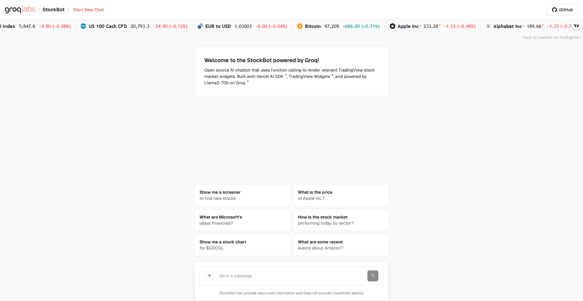 StockBot preview