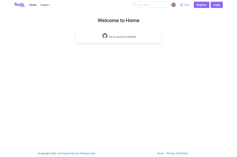 Image for Nuxt TypeScript SSR Firebase Auth on template0.com
