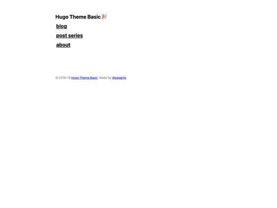 Image for hugo-theme-basic on template0.com Image for hugo-theme-basic on template0.com