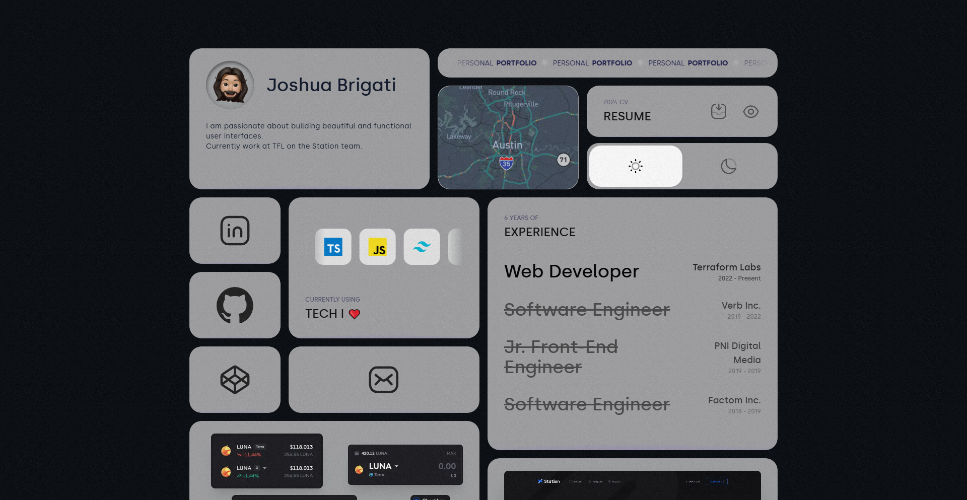 JoshuaBrigati Portfolio preview