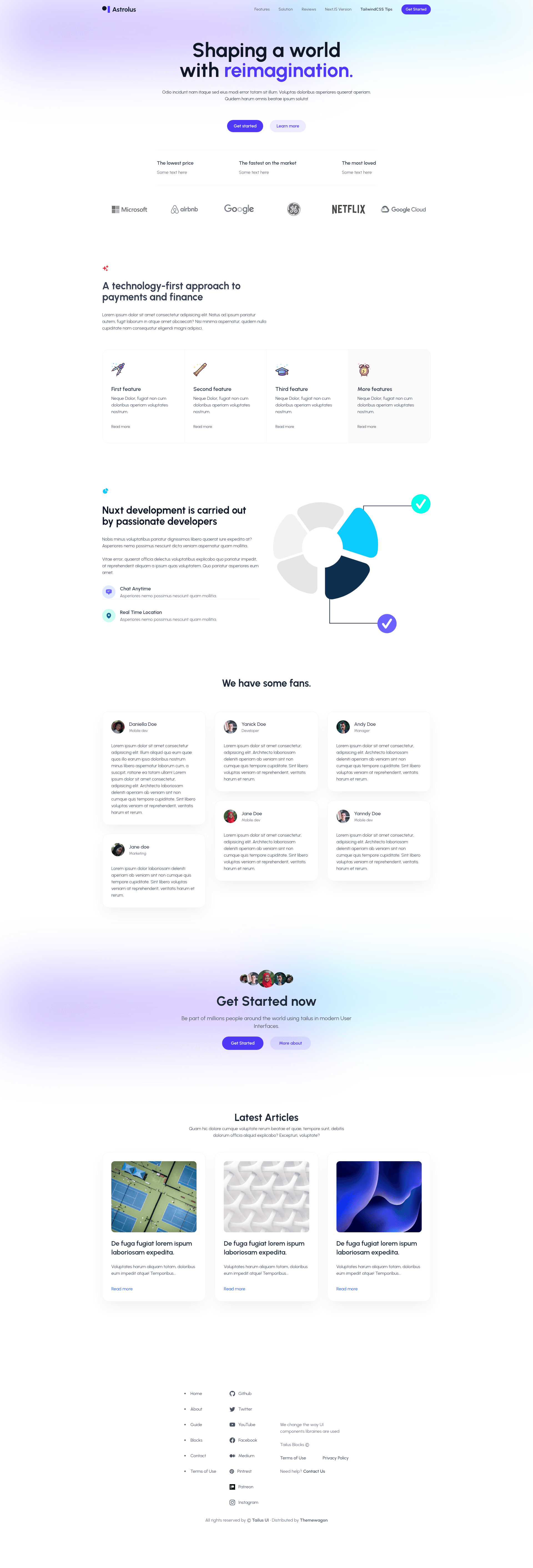 screenshot of Astrolus on template0.com