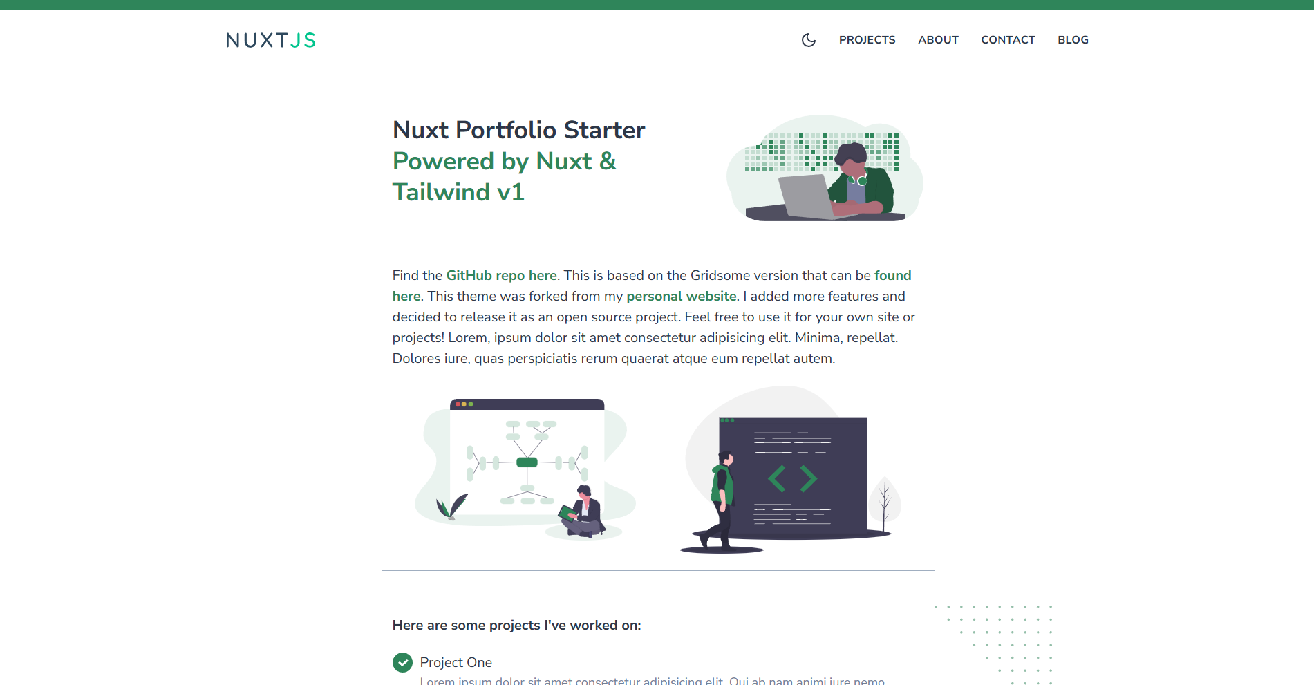 Drehimself Portfolio Starter preview