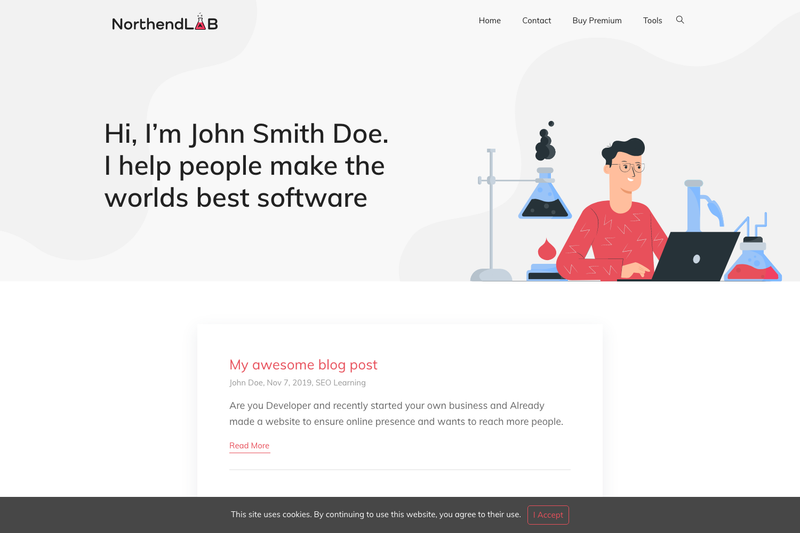 Image for Northendlab Light on template0.com