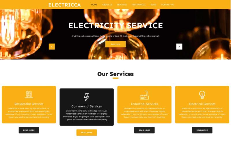 Image for Electricca on template0.com