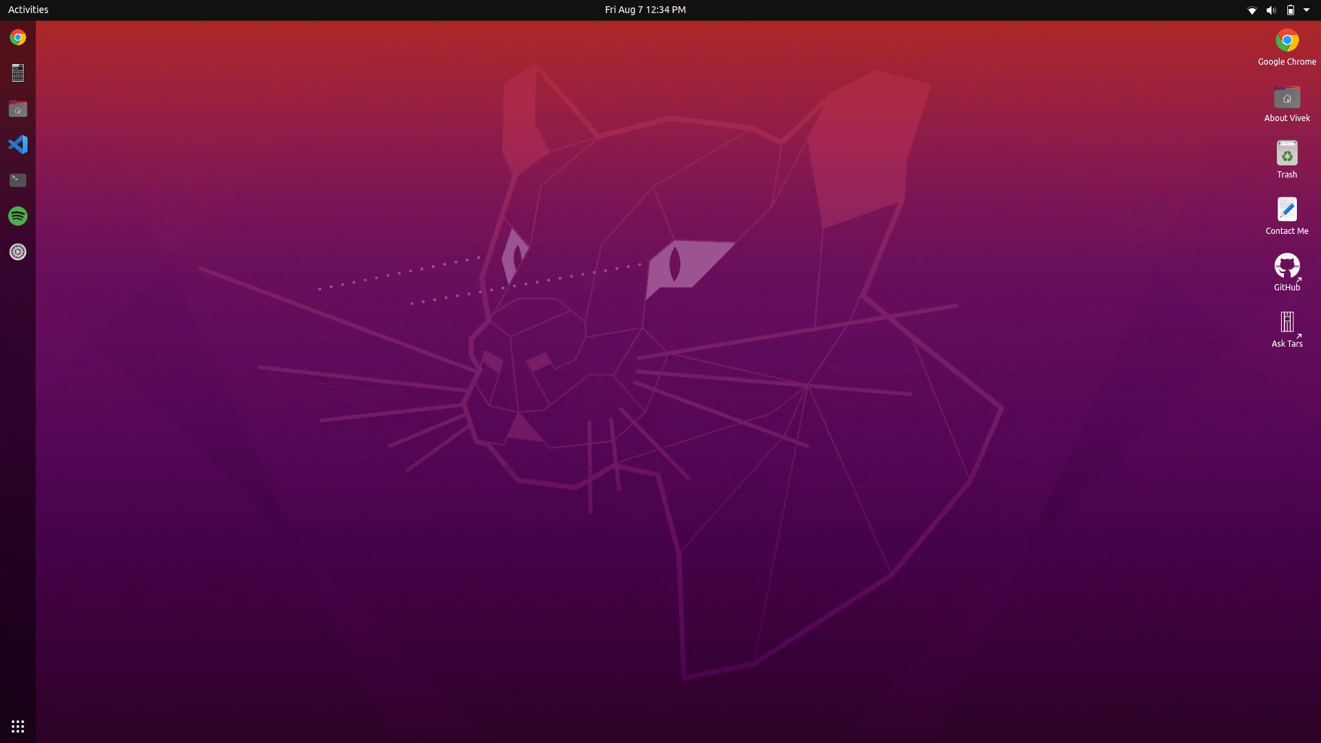 screenshot of vivek9patel.github.io on template0.com