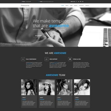 Image for Awesome Template on template0.com Image for Awesome Template on template0.com