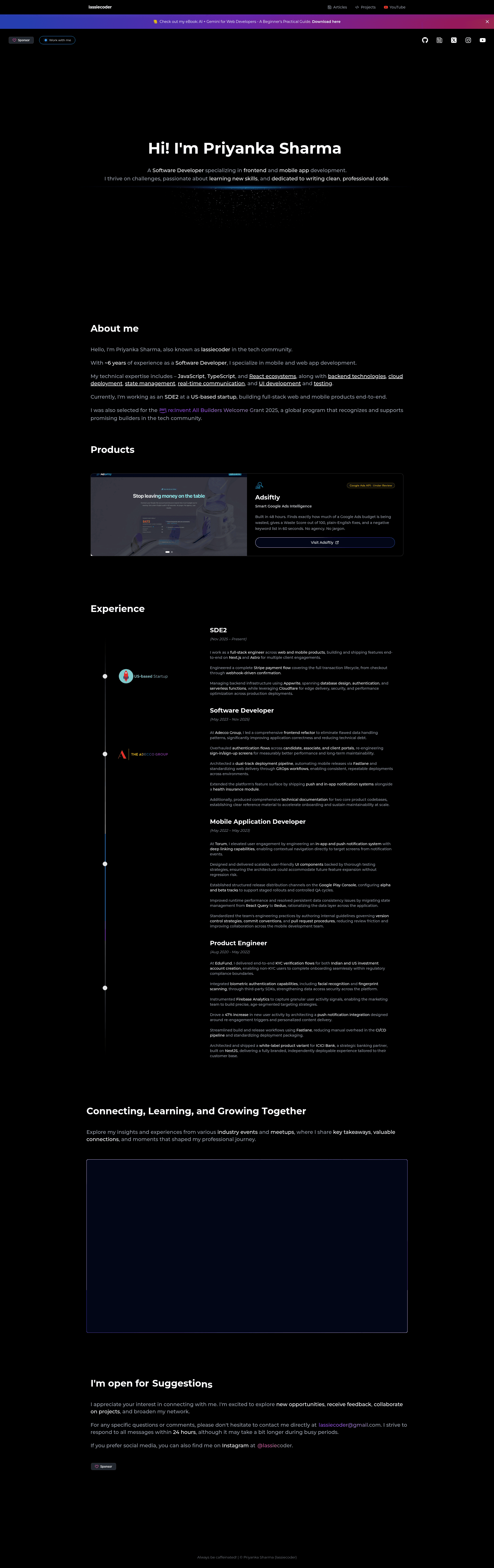 screenshot of Portfolio on template0.com
