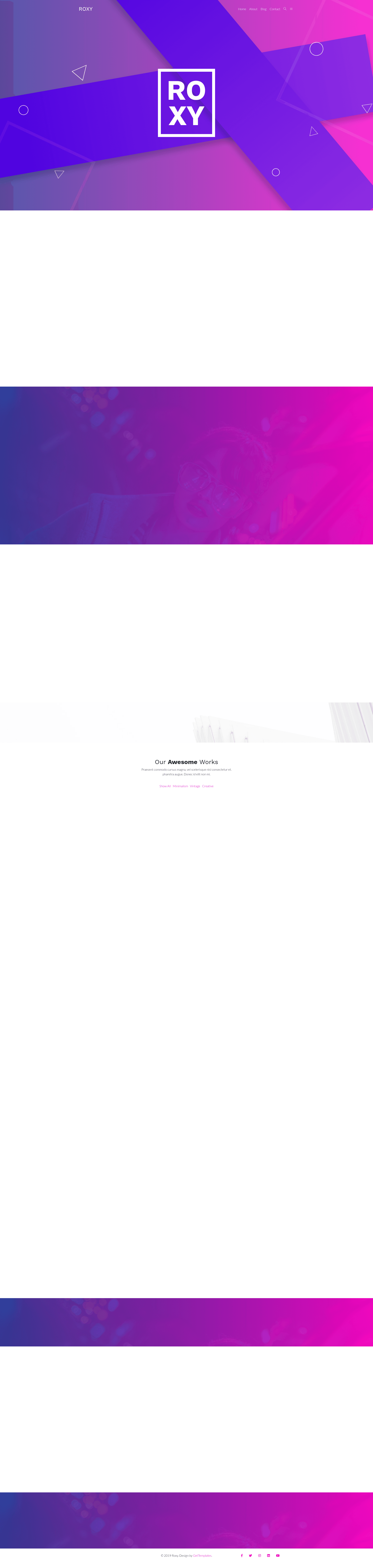 screenshot of Roxy on template0.com