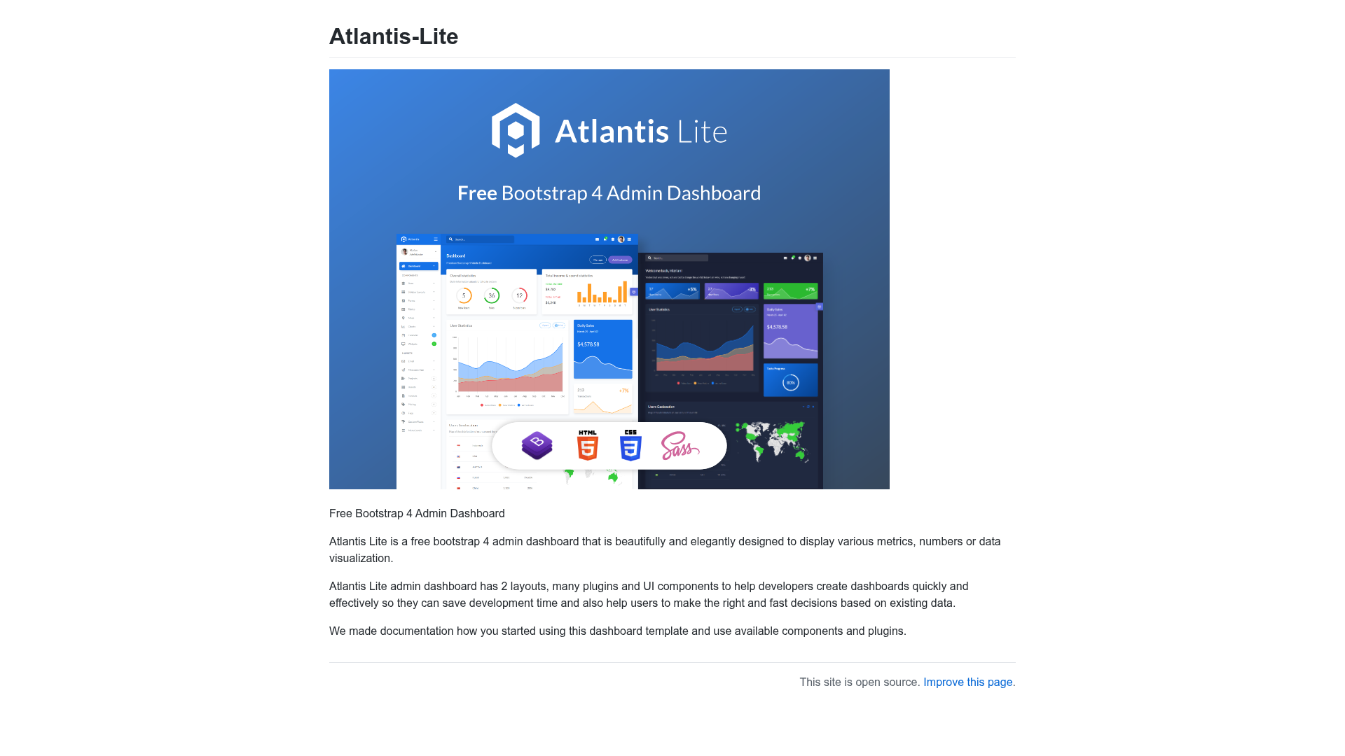 screenshot of Atlantis Lite on template0.com