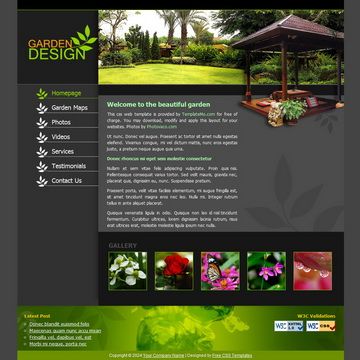 Image for Garden Template on template0.com Image for Garden Template on template0.com
