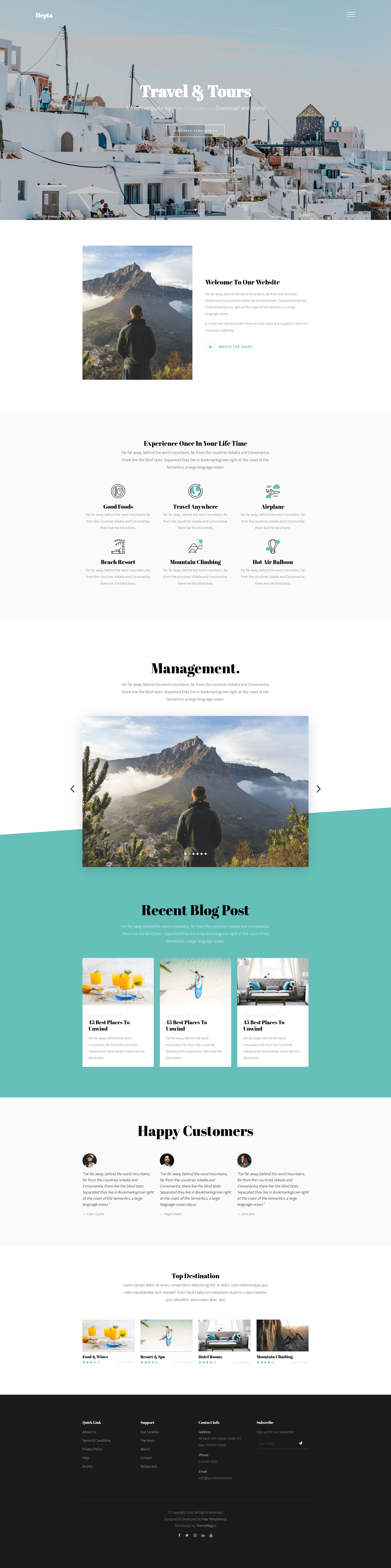 screenshot of Hepta on template0.com