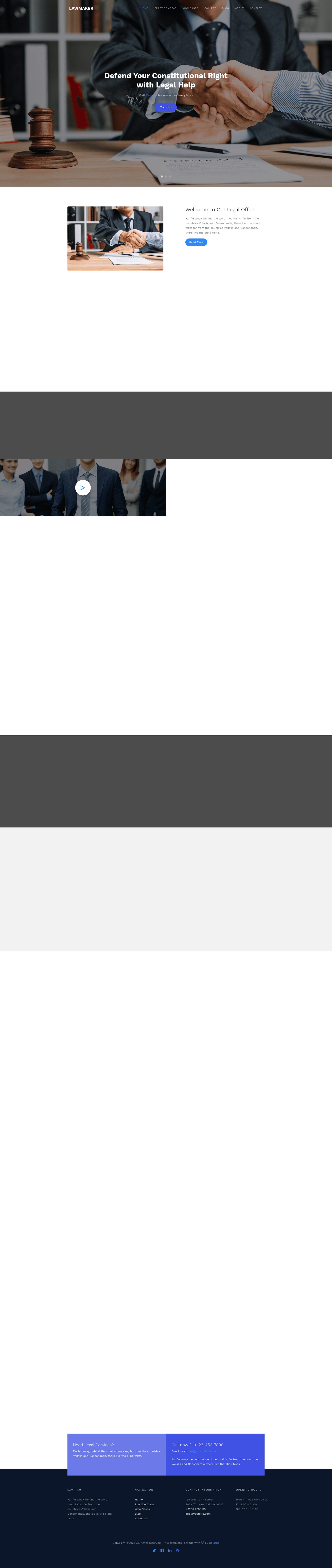 screenshot of Lawmaker on template0.com