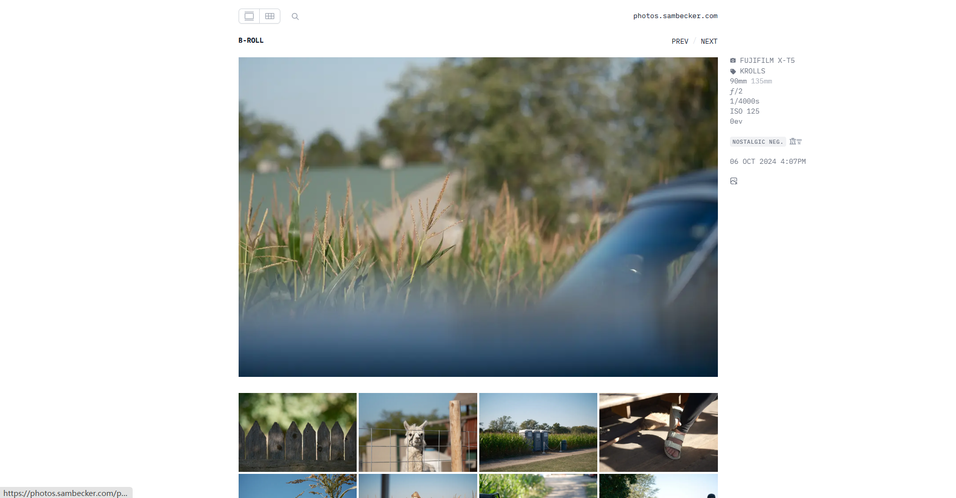 Image for EXIF Photo Blog(blog nextjs template) on template0.com