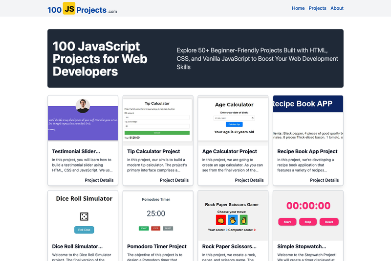 Image for HTML CSS JavaScript Projects on template0.com Image for HTML CSS JavaScript Projects on template0.com