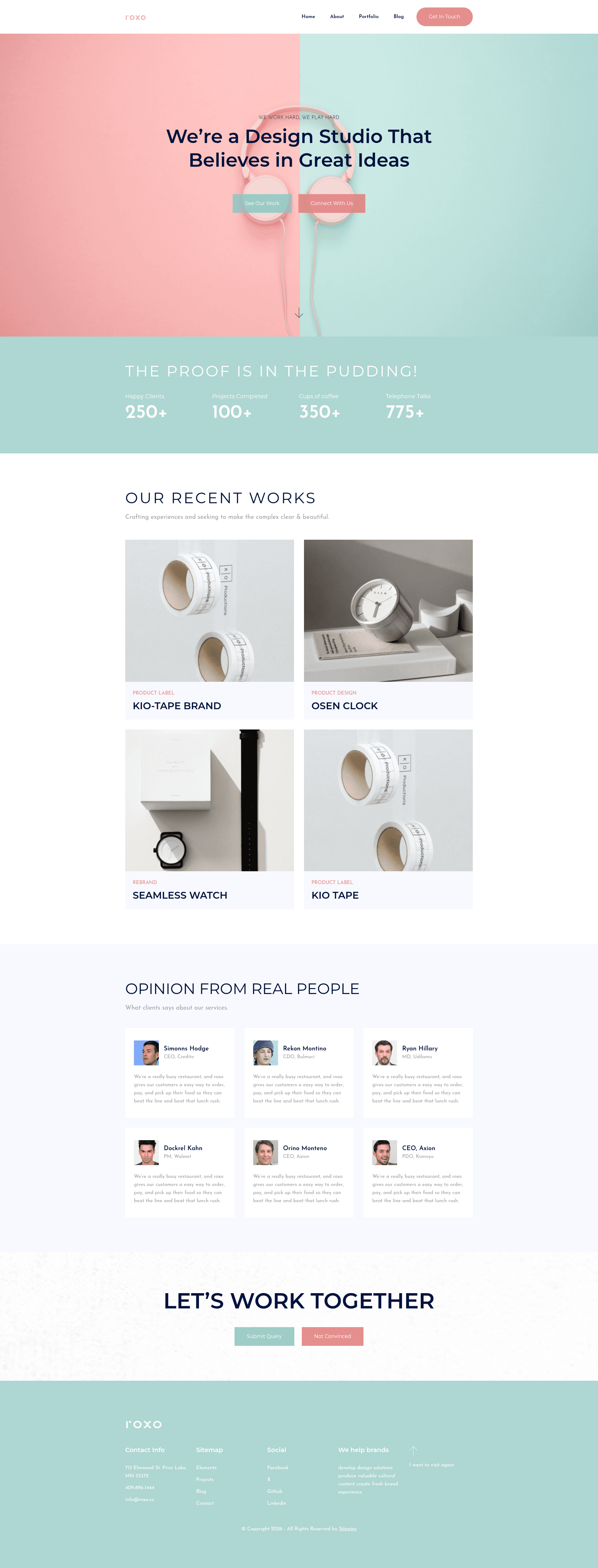 screenshot of Roxo Hugo on template0.com