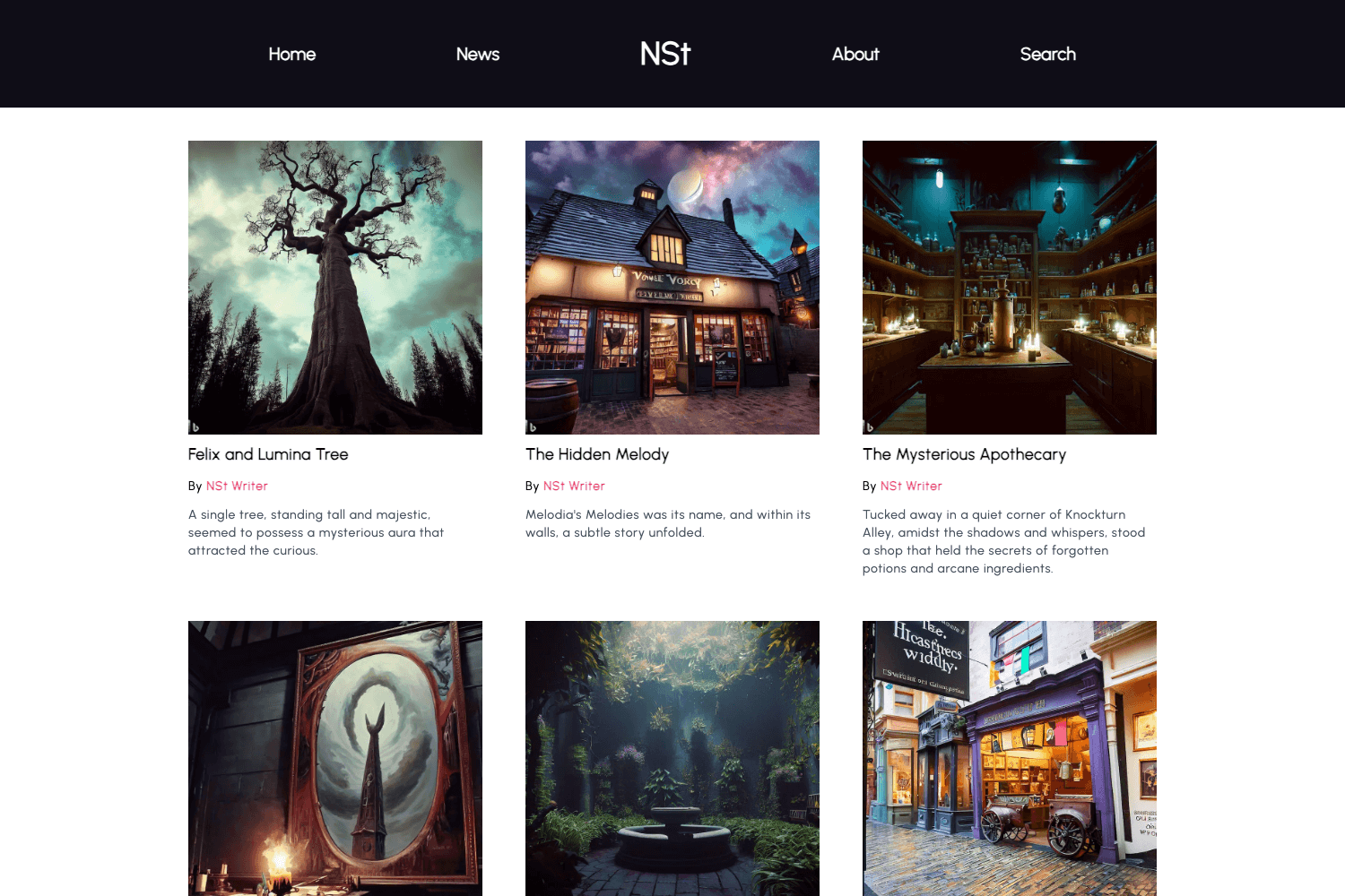 Nextjs News Template preview