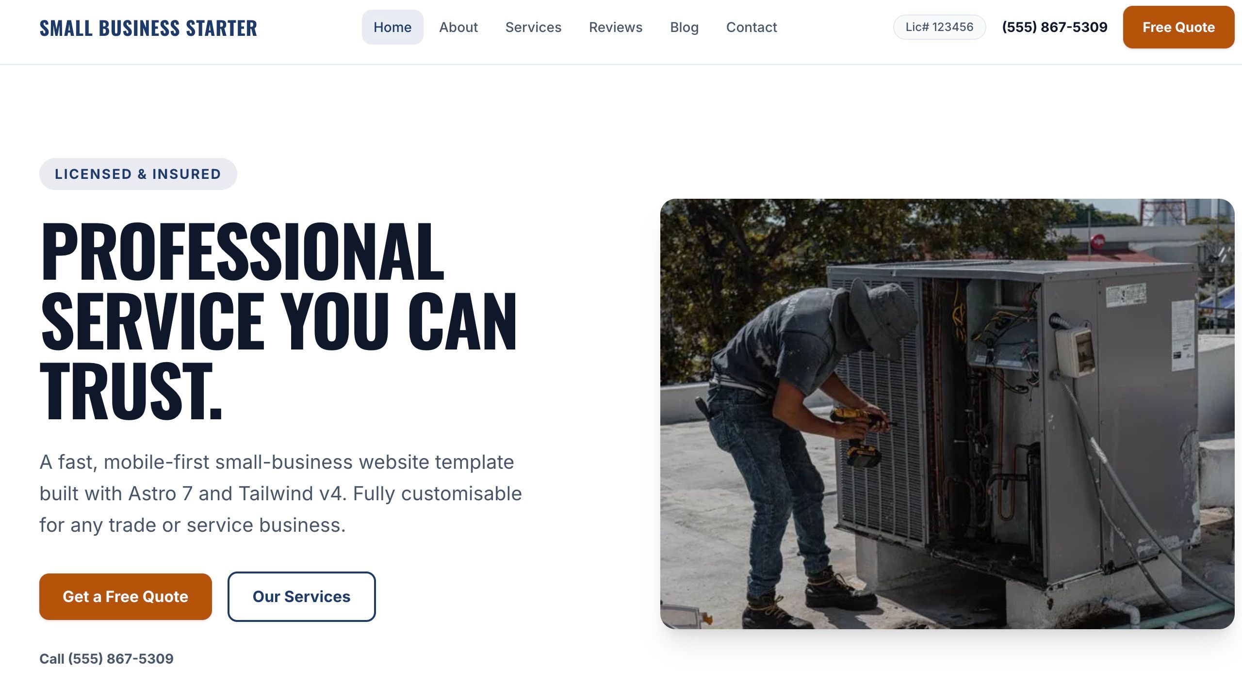 Small Business Starter preview