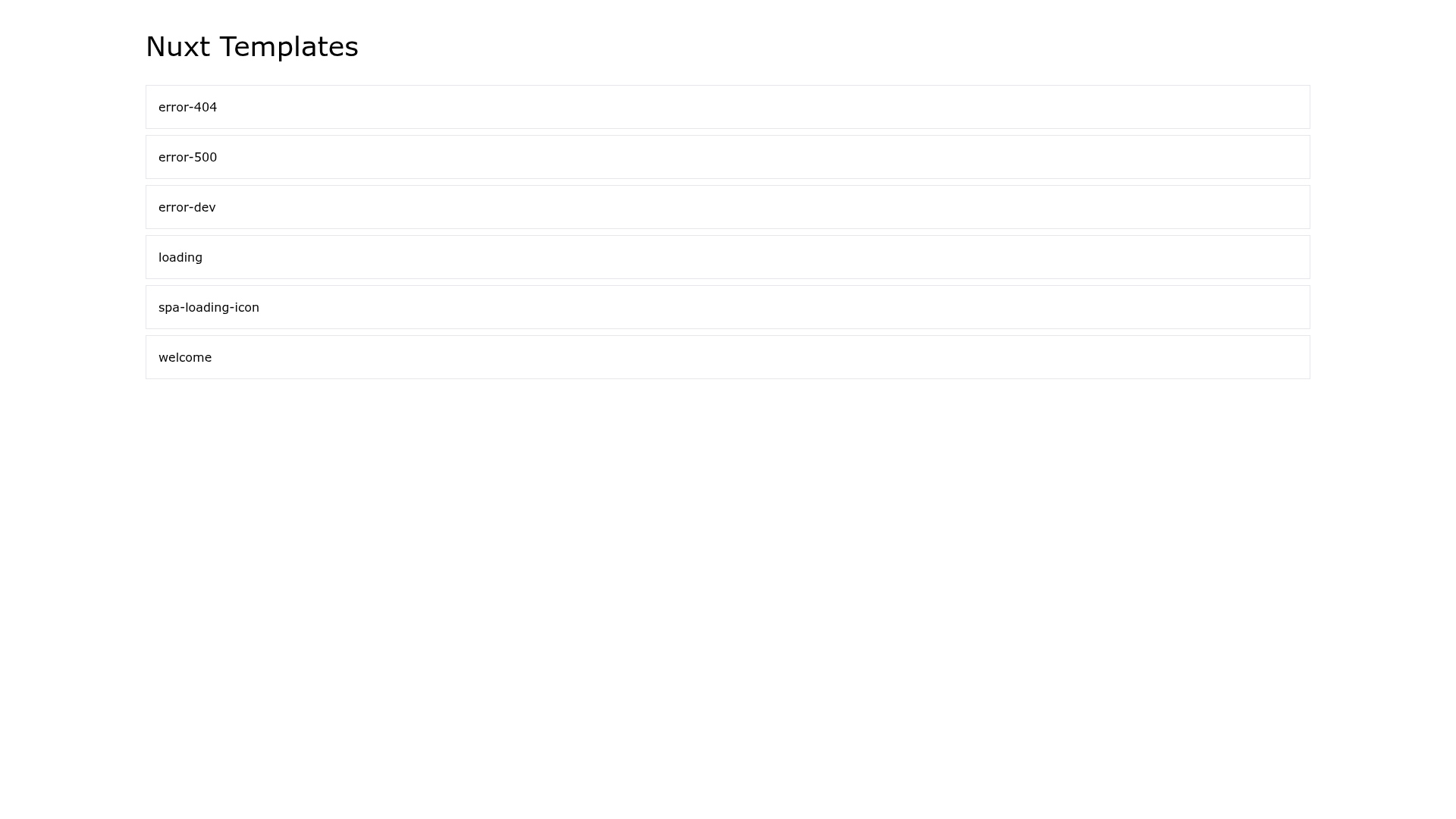 screenshot of Nuxt UI Templates on template0.com