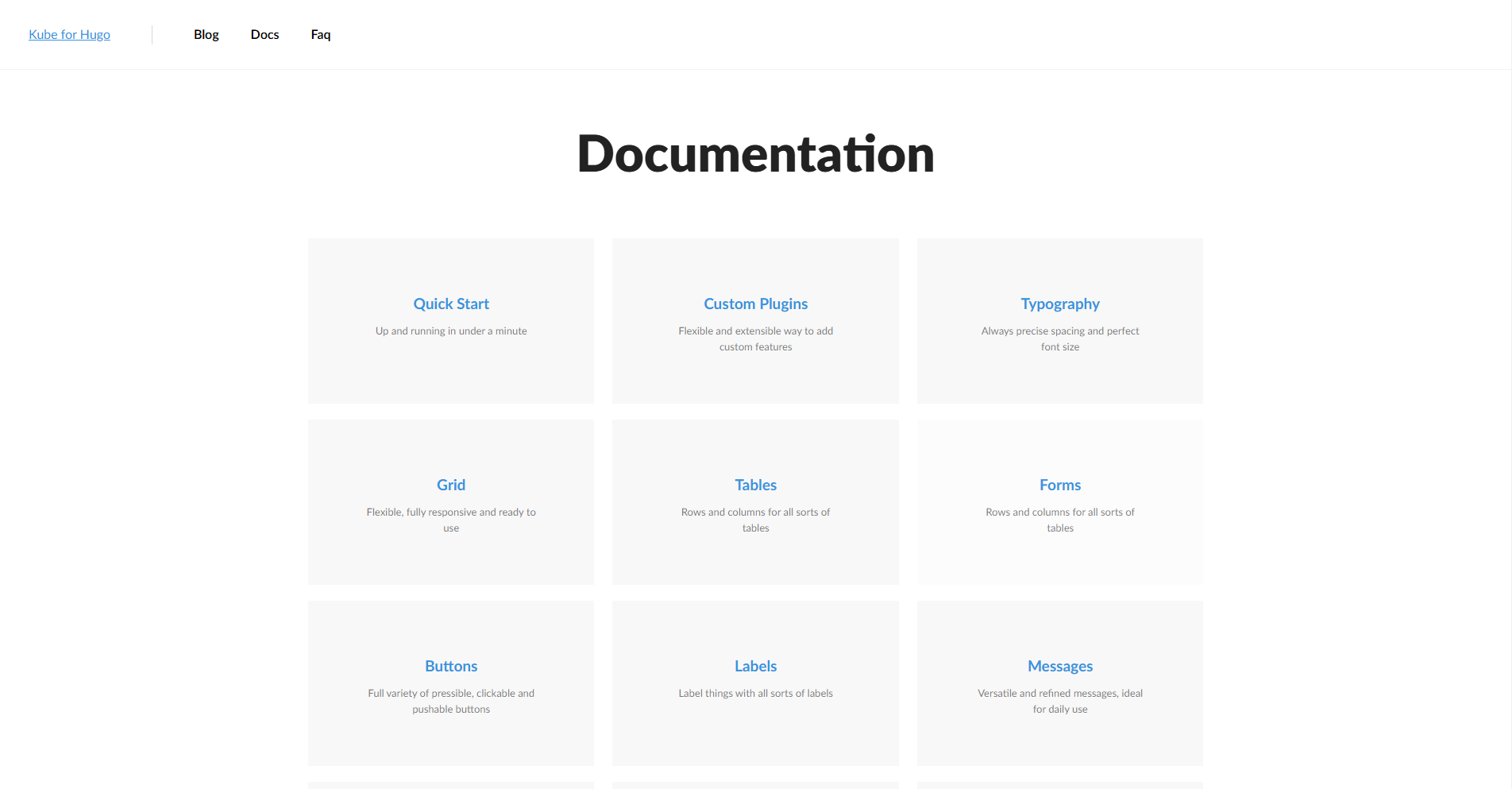 Image for Kube(documentation hugo template) on template0.com