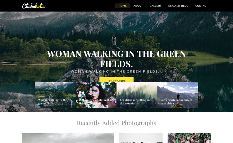 Image for Clickaholic on template0.com