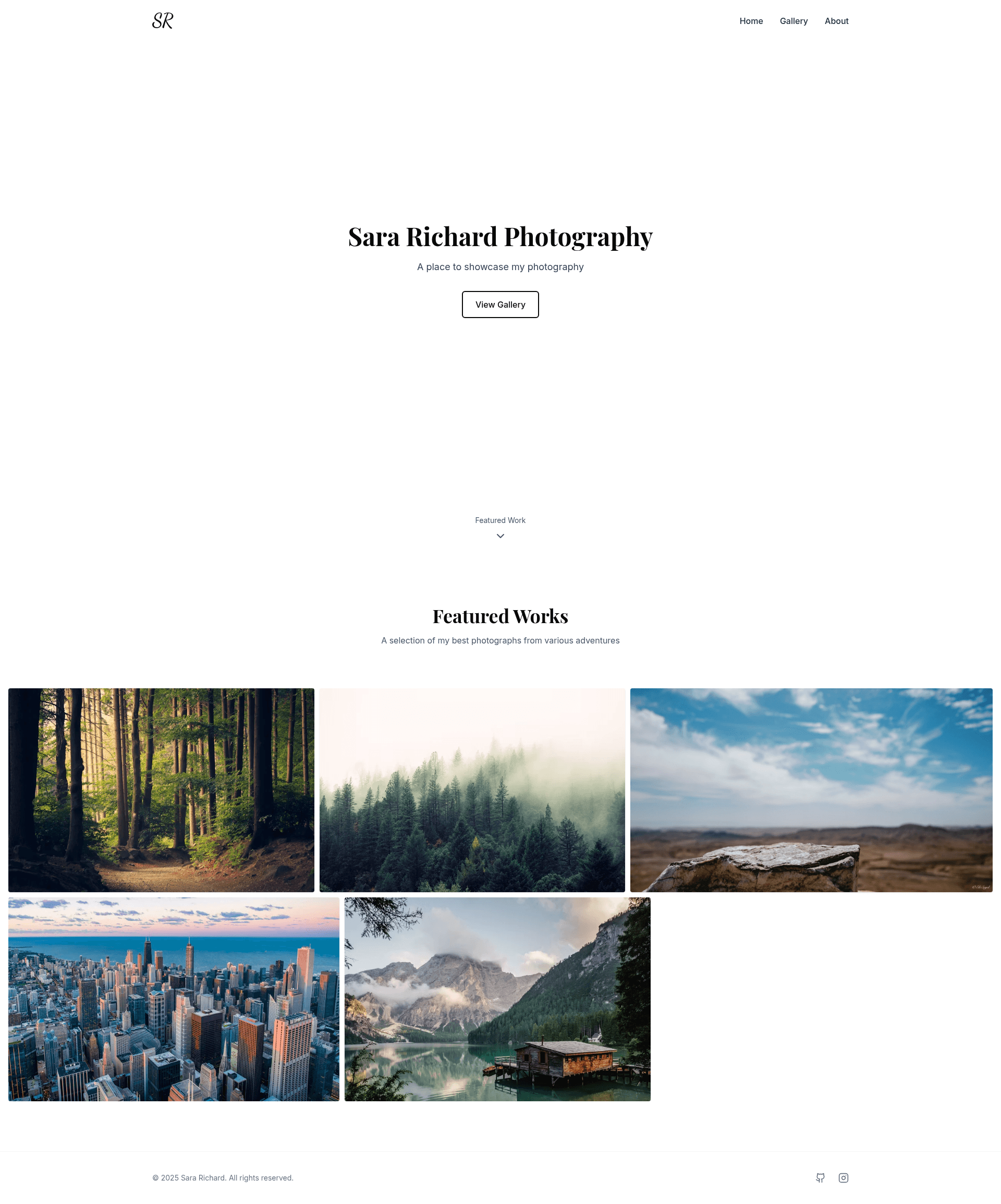 screenshot of Astro Photography Portfolio on template0.com
