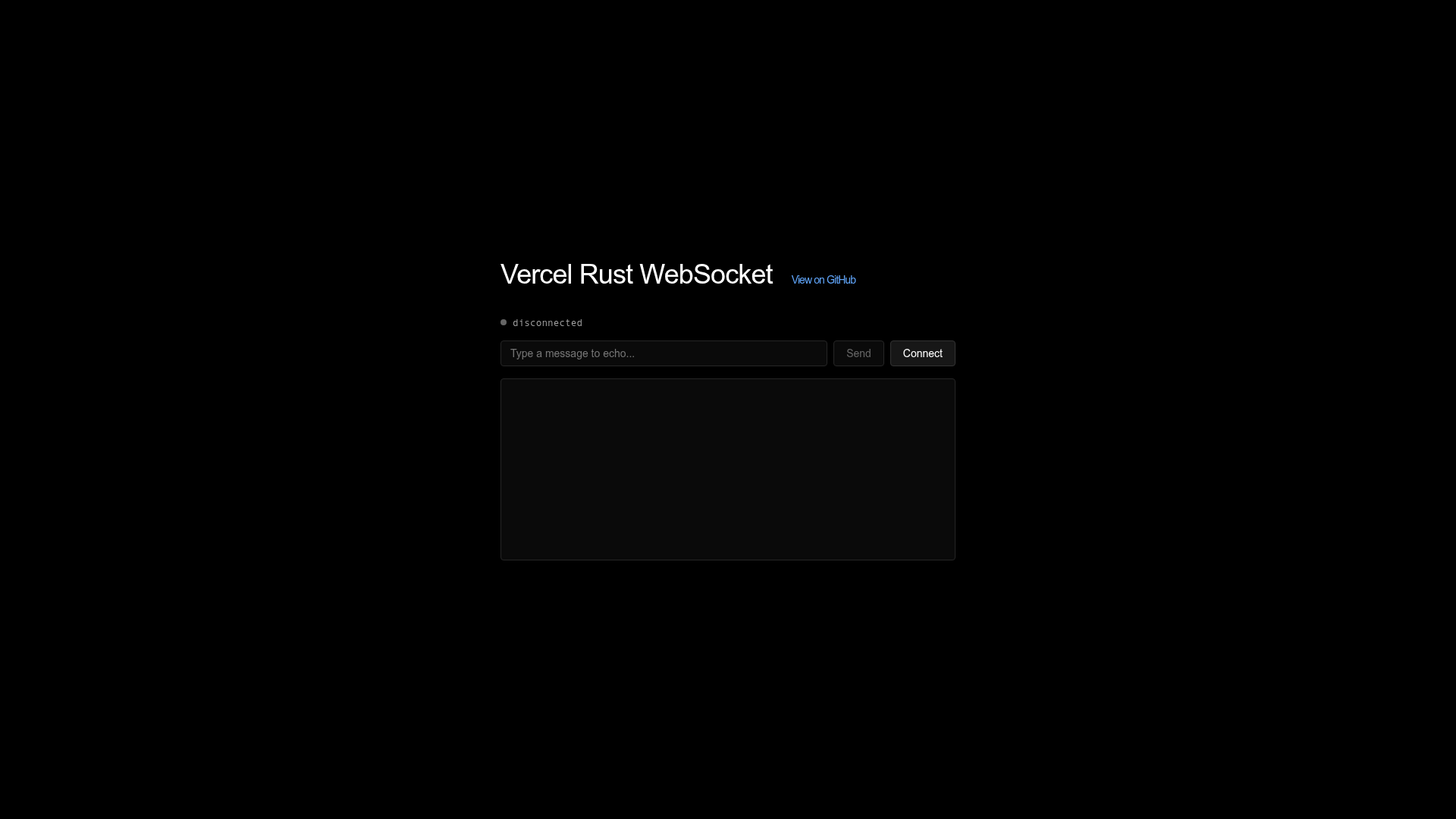 screenshot of Rust WebSocket on template0.com